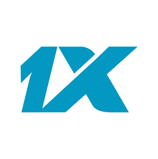 Moviy rangdagi 1X logotipi